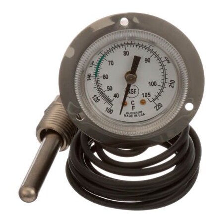 Allpoints Allpoints 621013 Wash Thermometer2, 100-220, Front Flang 621013